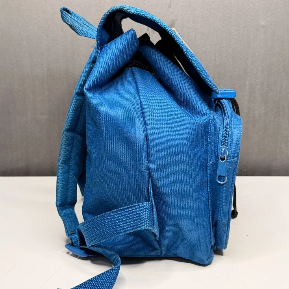 Vtg 90s Disney Winnie The Pooh Kid's Pooh 100 Acre Woods Blue Mini Backpack Bag